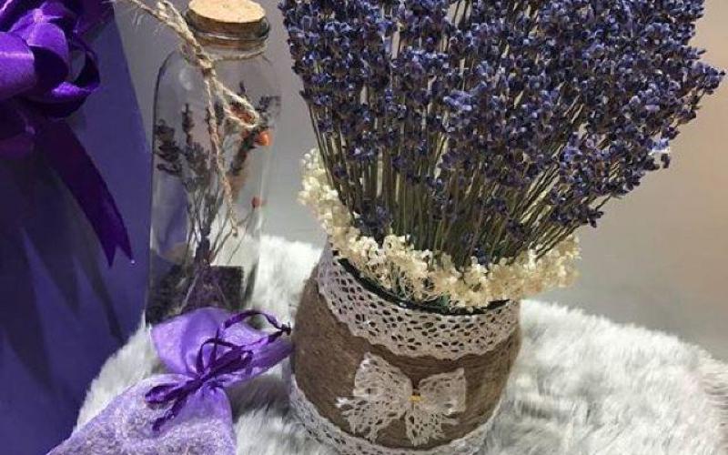 "Bó hoa lavender khô"