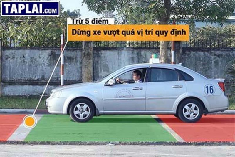 Dừng và khởi hành ngang dốc