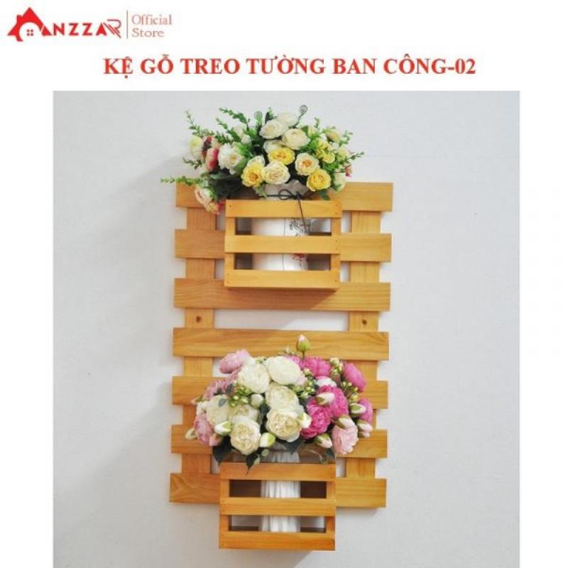 Bừng Sáng Ban Công Với Kệ Gỗ Treo Tường GG02 – Hướng Dẫn Trồng Cây Cảnh Độc Đáo