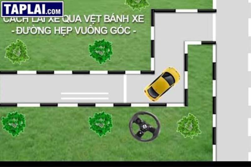 Lái xe qua vệt bánh xe